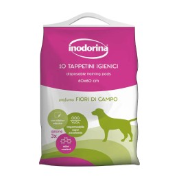 Inodorina Training Tappetini Igienici Fiori di Campo 10 pz