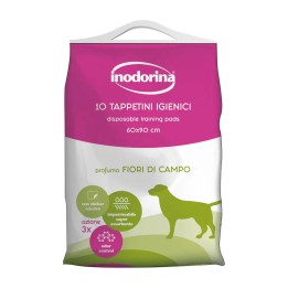 Inodorina Training Tappetini Igienici Fiori di Campo 10 pz