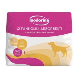 Inodorina Pannolini Assorbenti L 12 pz | Zoo Pluto
