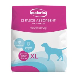 Inodorina Fasce Assorbenti Cani Maschi XL 12 pz | Zoo Pluto