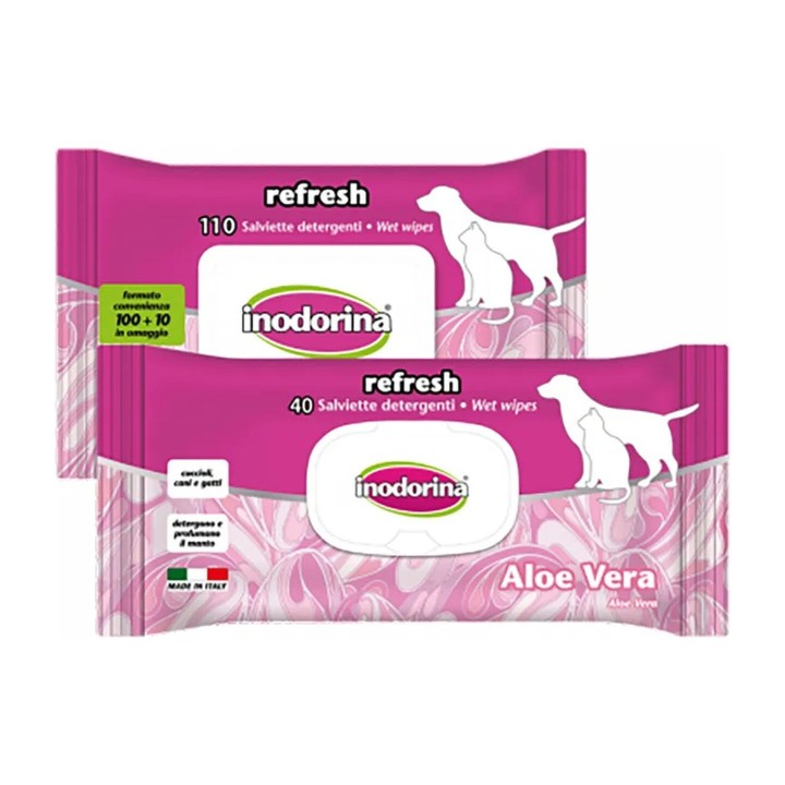 Inodorina Salviette Detergenti EveryDay Aloe Vera 40 pz