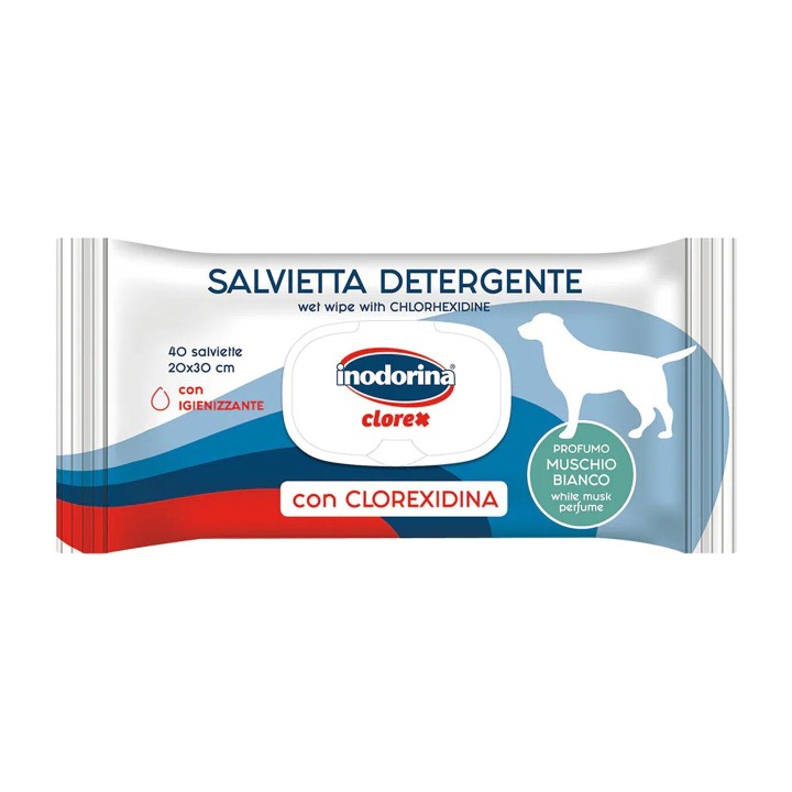 Inodorina Salviette Detergenti EveryDay Muschio Bianco 40 pz