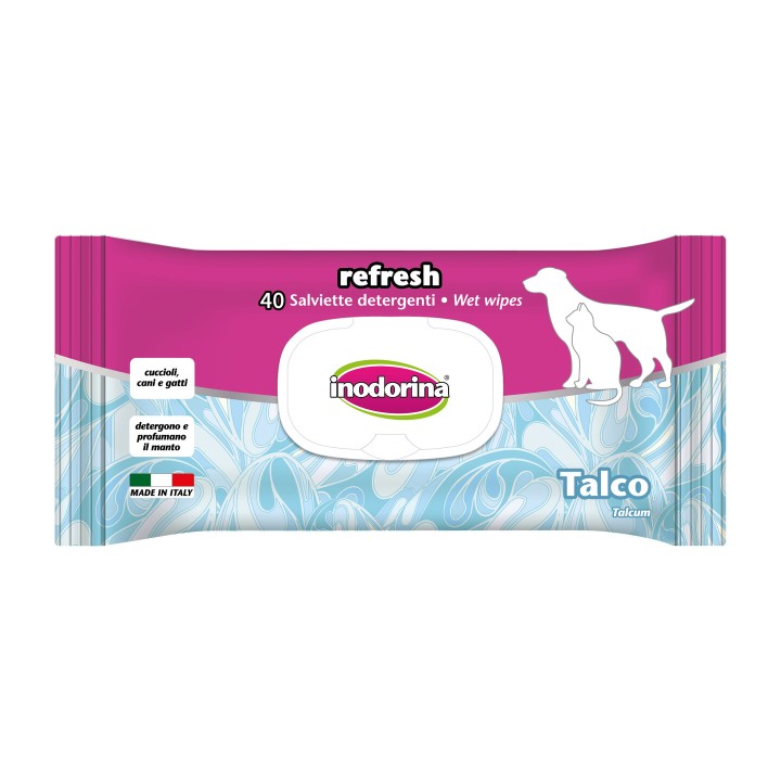 Inodorina Salviette Detergenti EveryDay Talco 40 pz