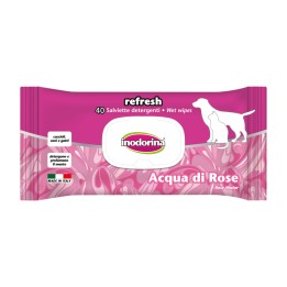Inodorina Salviette Detergenti EveryDay Acqua di Rose 40 pz
