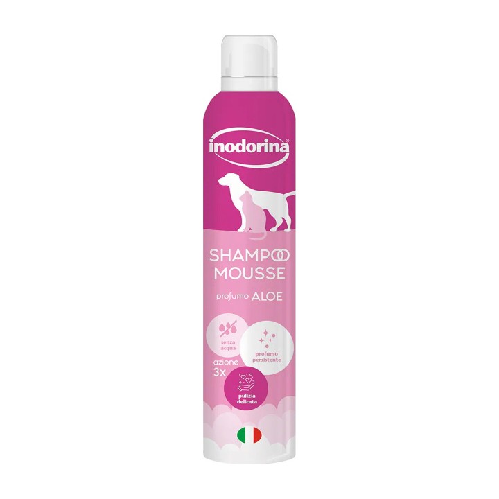 Inodorina Shampoo Mousse Aloe Vera 300 ml | Zoo Pluto