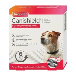 Beaphar Canishield Collare Antiparassitario Cane S/M 2 Pezzi