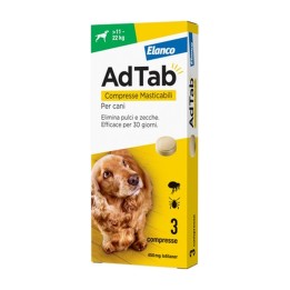 AdTab Compresse Masticabili Antiparassitarie Cane 450 mg