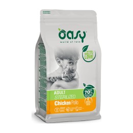 Oasy Crocchette Gatto Adult Sterilized Pollo 1,5 kg
