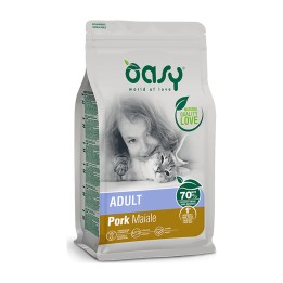 Oasy Crocchette Gatto Adult Maiale 1,5 kg | Zoo Pluto