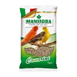 Manitoba Canarini T1 Biscuit Miscela di 6 Semi con Biscotto
