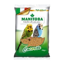 Manitoba Cocorite Biscuit Miscela di Semi con Biscotto 4 kg