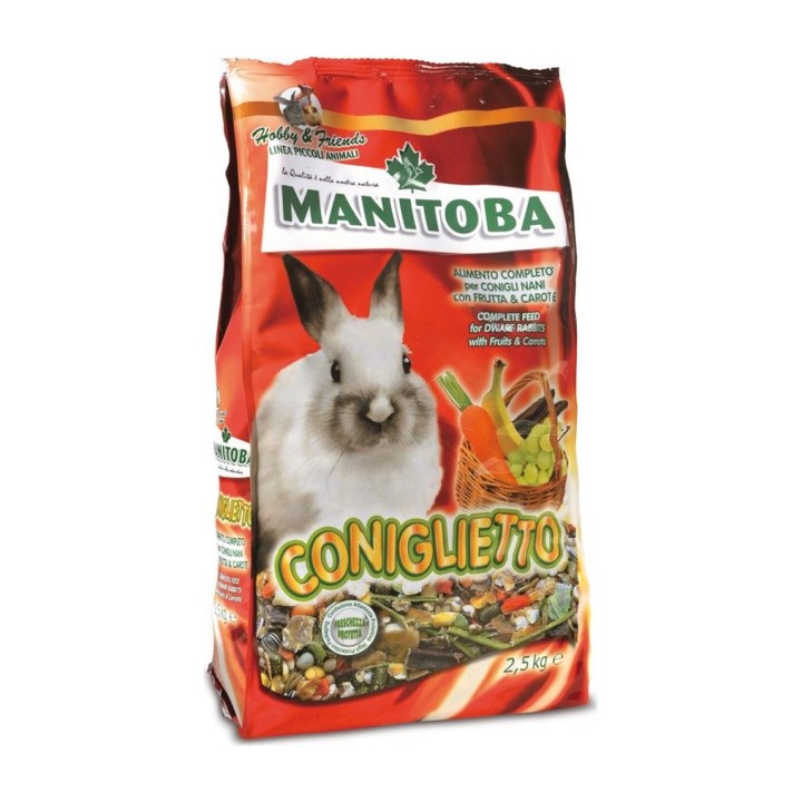 Manitoba Coniglietto Muesli Completo per Conigli 2,5 kg