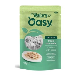 Oasy Natury Soft Jelly Pollo con Mela 70 g | Zoo Pluto