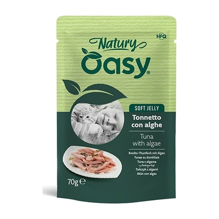 Oasy Natury Soft Jelly Tonnetto con Alghe 70 g | Zoo Pluto