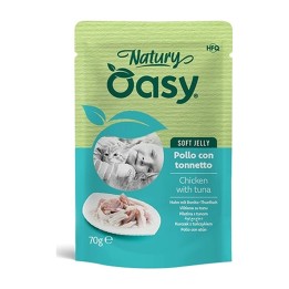 Oasy Natury Soft Jelly Pollo con Tonnetto 70 g | Zoo Pluto