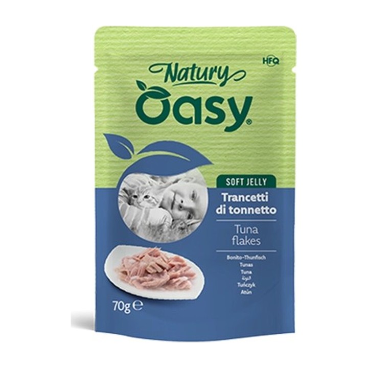 Oasy Natury Soft Jelly Trancetti di Tonnetto 70 g
