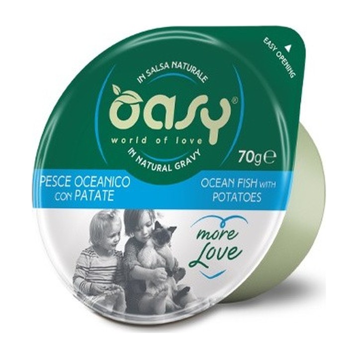 Oasy More Love Cup Pesce Oceanico con Patate 70 g