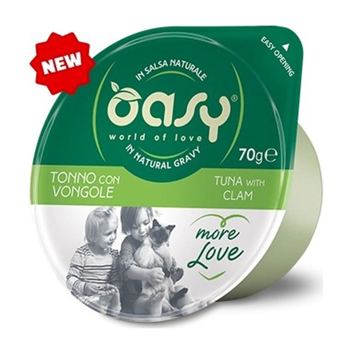 Oasy More Love Cup Tonno con Vongole 70 g | Zoo Pluto