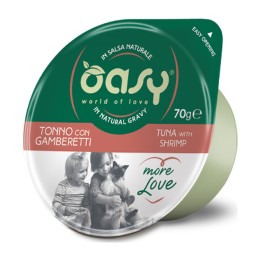 Oasy More Love Cup Tonno con Gamberetti 70 g | Zoo Pluto