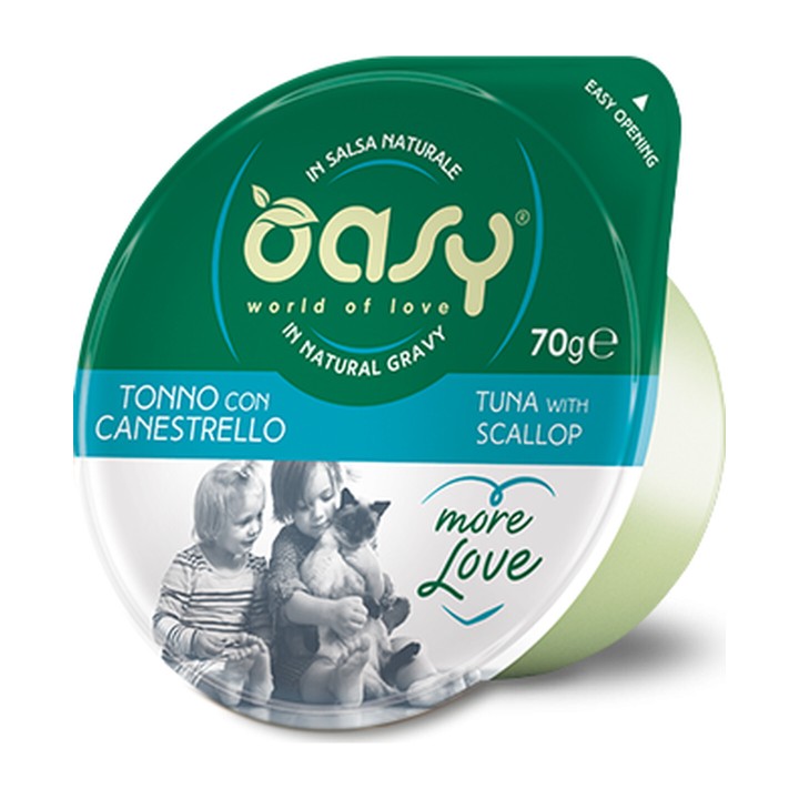 Oasy More Love Cup Tonno con Canestrello 70 g | Zoo Pluto