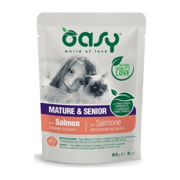 Oasy Bocconcini in Salsa Mature & Senior con Salmone 85 g