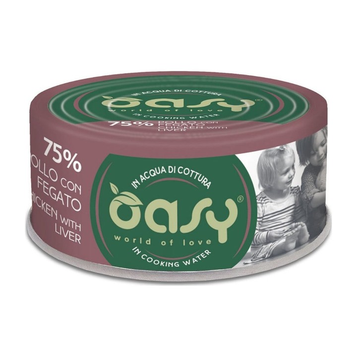 Oasy More Love Lattina Pollo con Fegato 70 g | Zoo Pluto