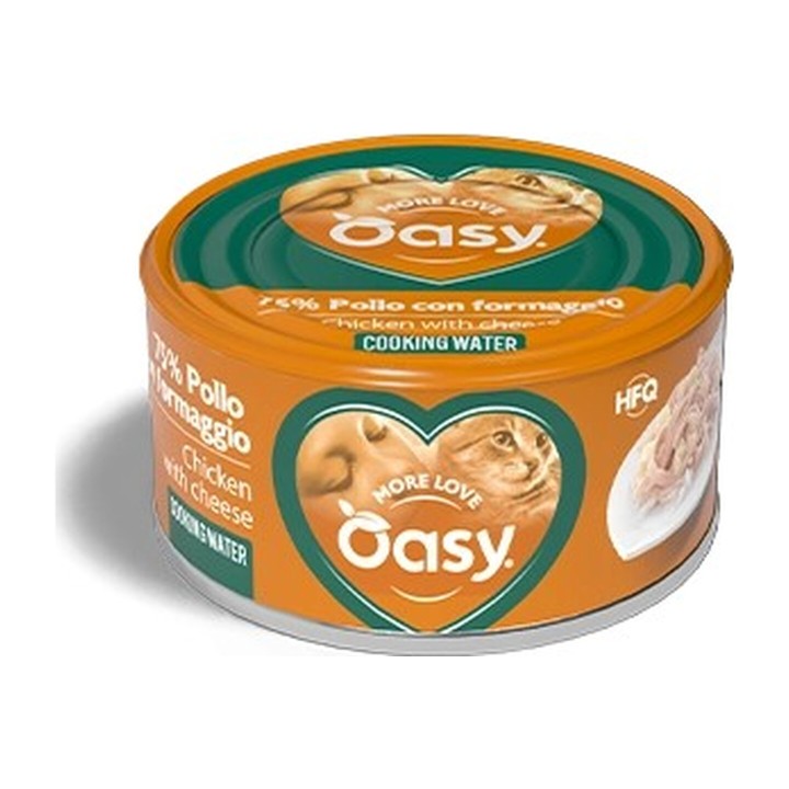 Oasy More Love Lattina Pollo con Formaggio 70 g | Zoo Pluto